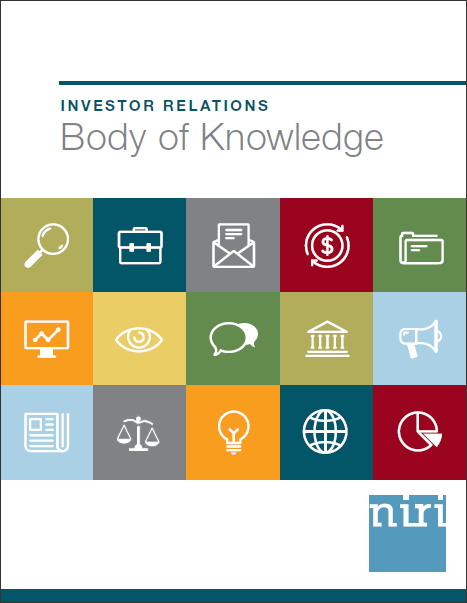 Investor Relations Body of Knowledge
