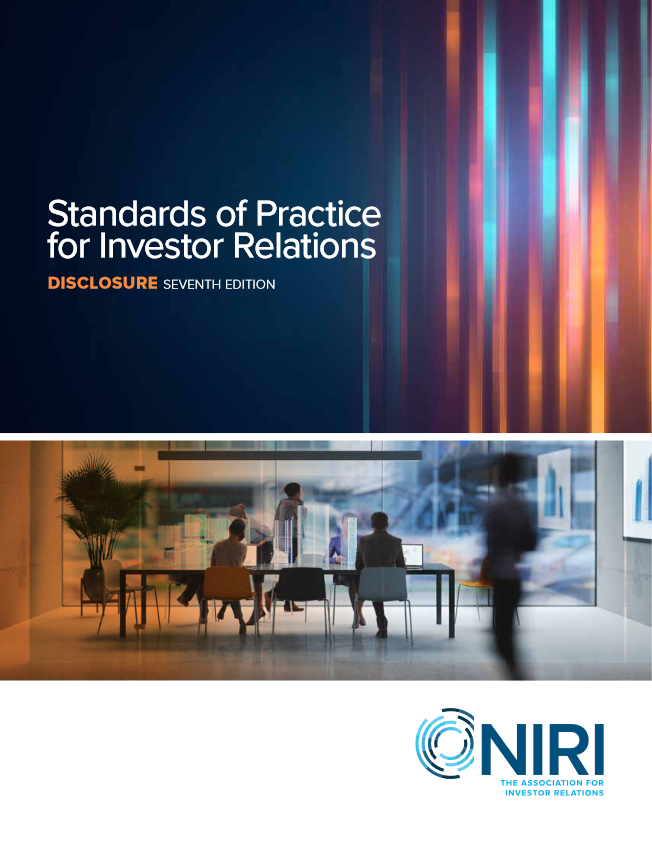 Standards of Practice: Disclosure (7th edition)